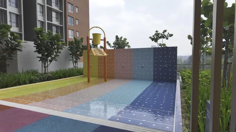 Wet playground and wading pool, Emerald 9 Cheras